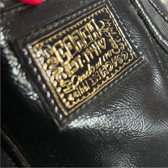 EUC Coach Poppy Black Women's Handbag - Picture 4 of 6